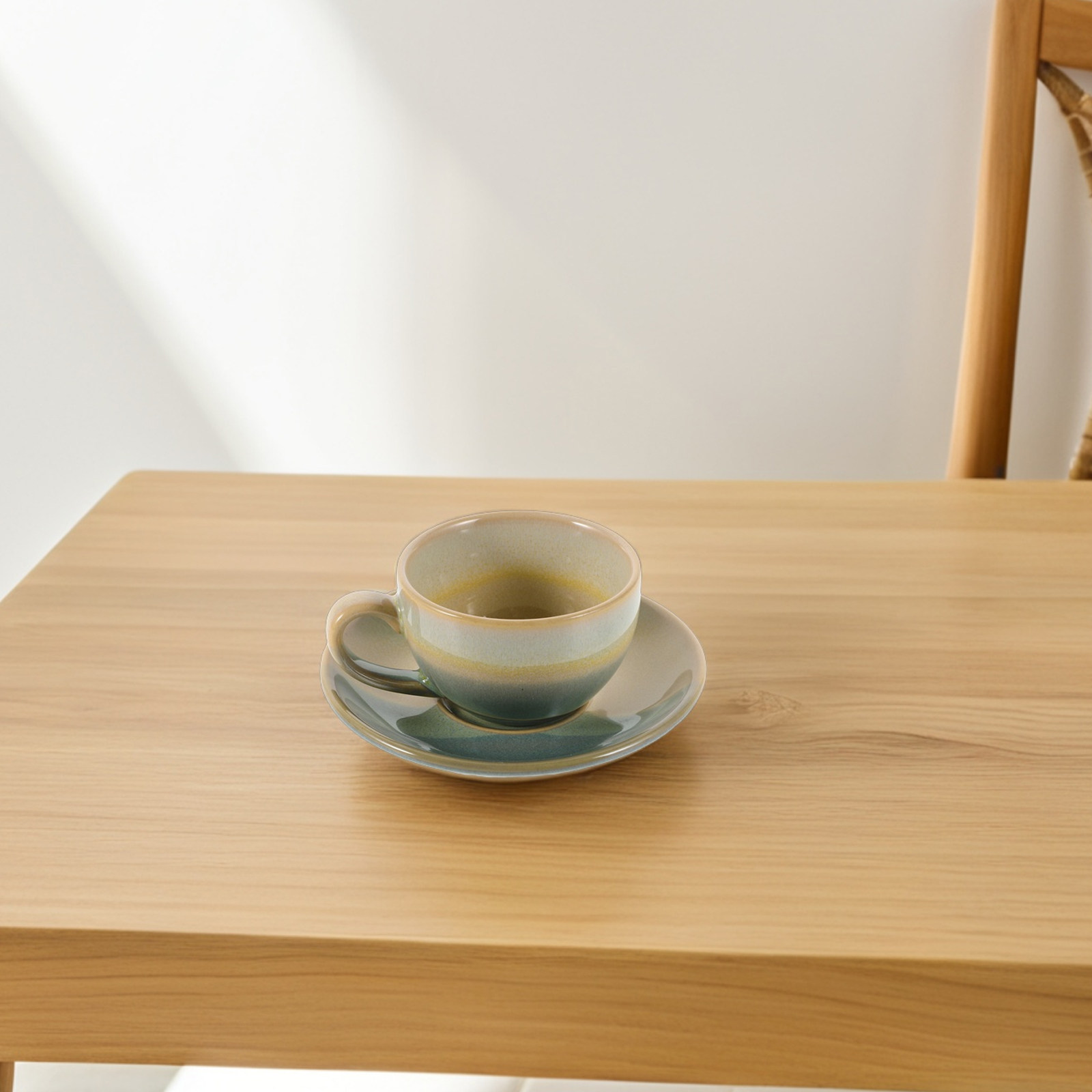 Coffee Tea Set - طقم فنجان قهوة وصحن شاي وحليب