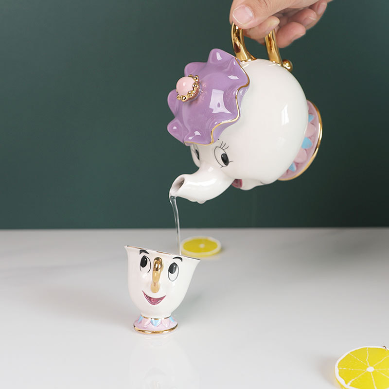 Coffee Tea Sugar Set - متوفر: طقم شاي كرتوني لطيف بتصميم