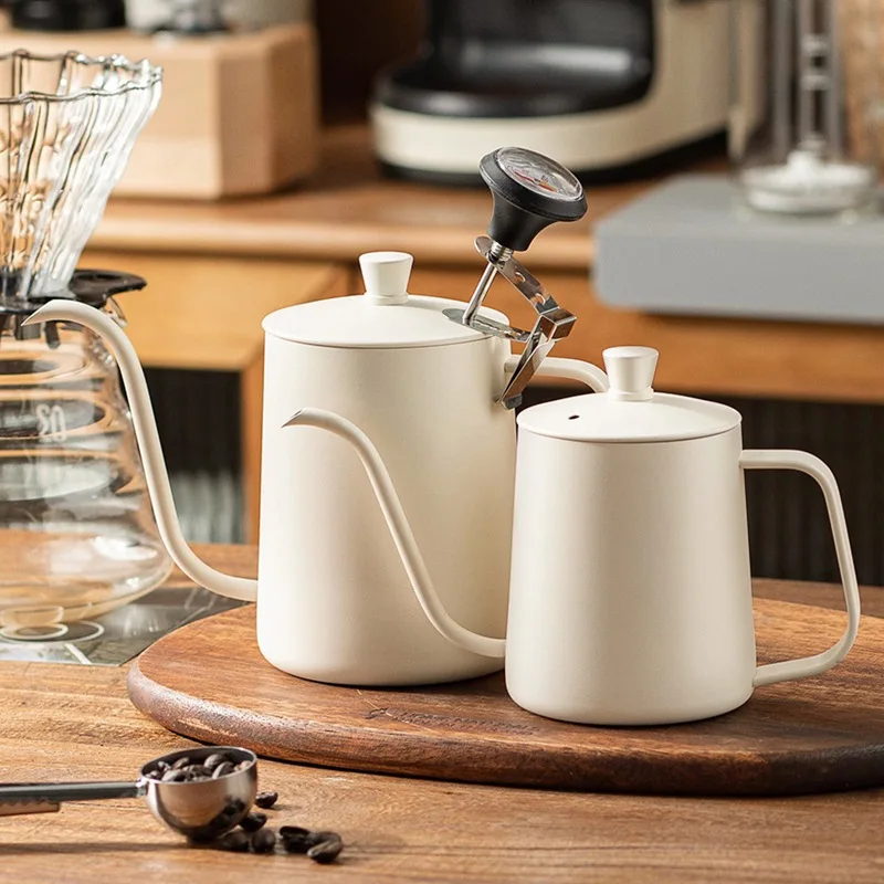 Pour Over Kettle - إبريق قهوة ستانلس ستيل للصب بالتنقيط،