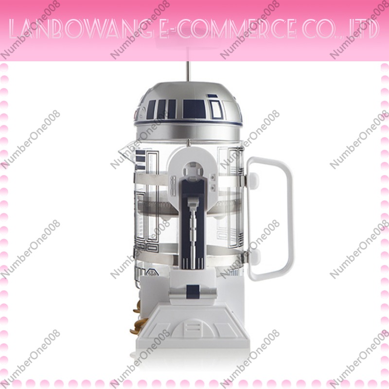 French Press Coffee & Tea - صانع قهوة يدوي صغير على شكل
