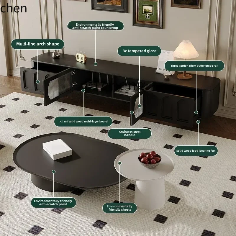 Coffee&Tea House Menu - i5.15 retro TV cabinet coffee table