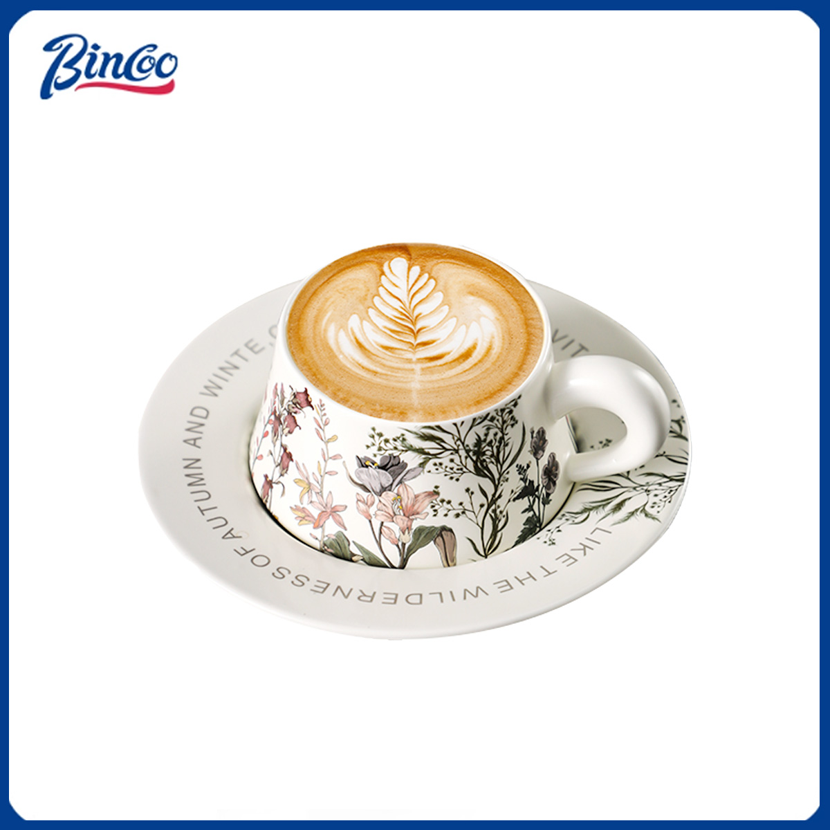 Coffee Tea Set - BINCOO 260 مللي فنجان قهوة سيراميك