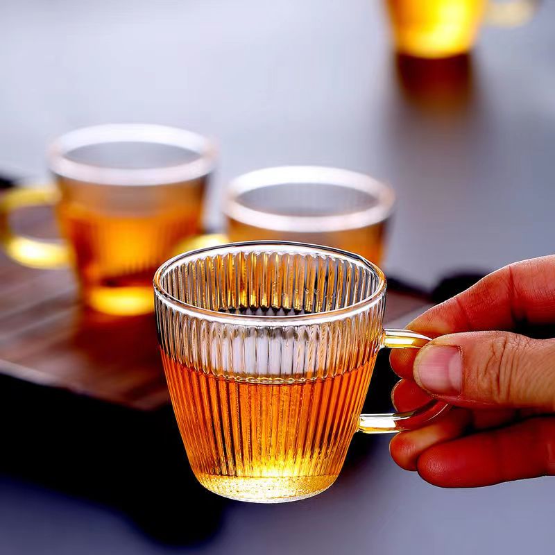 مقاومة للحرارة الزجاج فنجان شا - مراجعة Coffee Tea Sugar Set وسعره