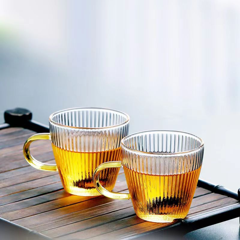 مقاومة للحرارة الزجاج فنجان شا - مراجعة Coffee Tea Sugar Set وسعره