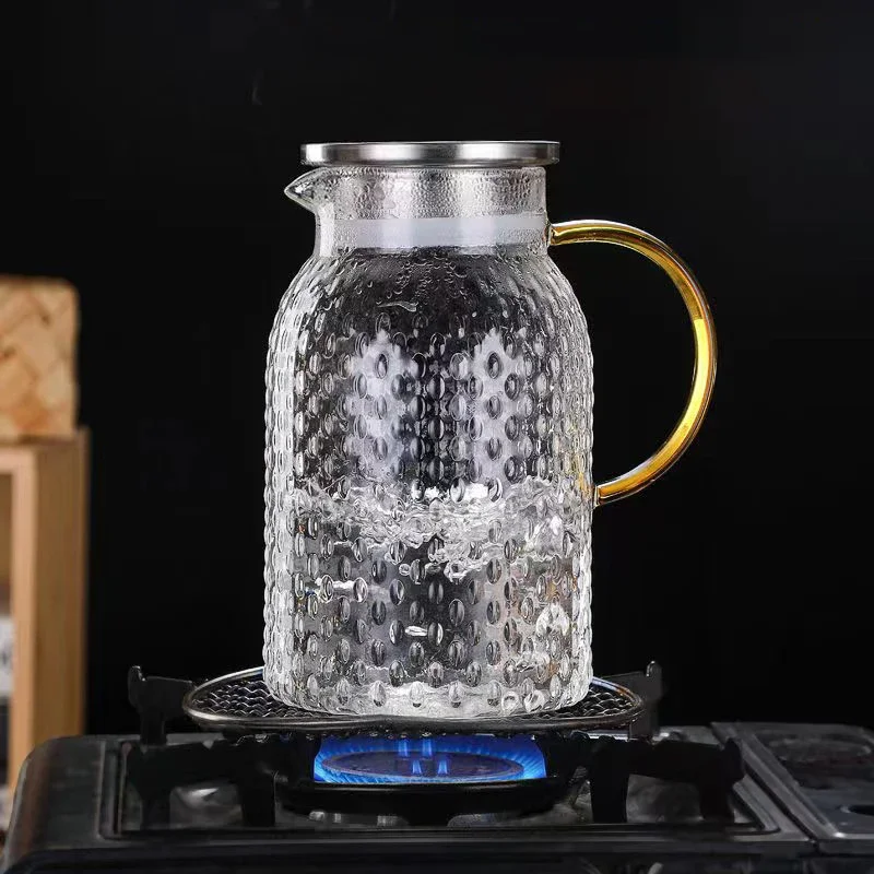 إبريق شاي زجاجي مقاوم للحرارة  - مراجعة Dispenser Coffee And Tea وسعره