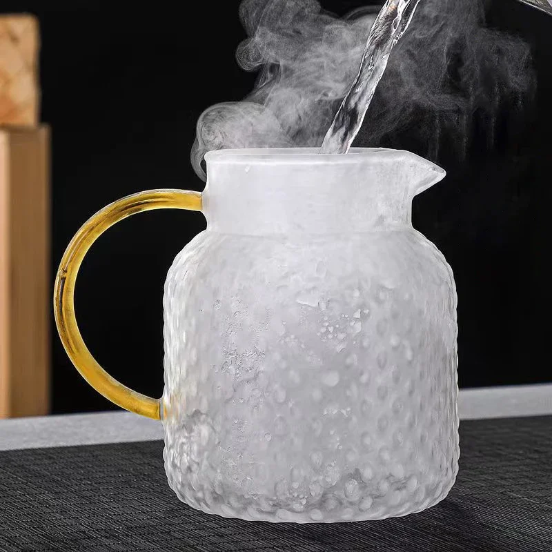 إبريق شاي زجاجي مقاوم للحرارة  - مراجعة Dispenser Coffee And Tea وسعره