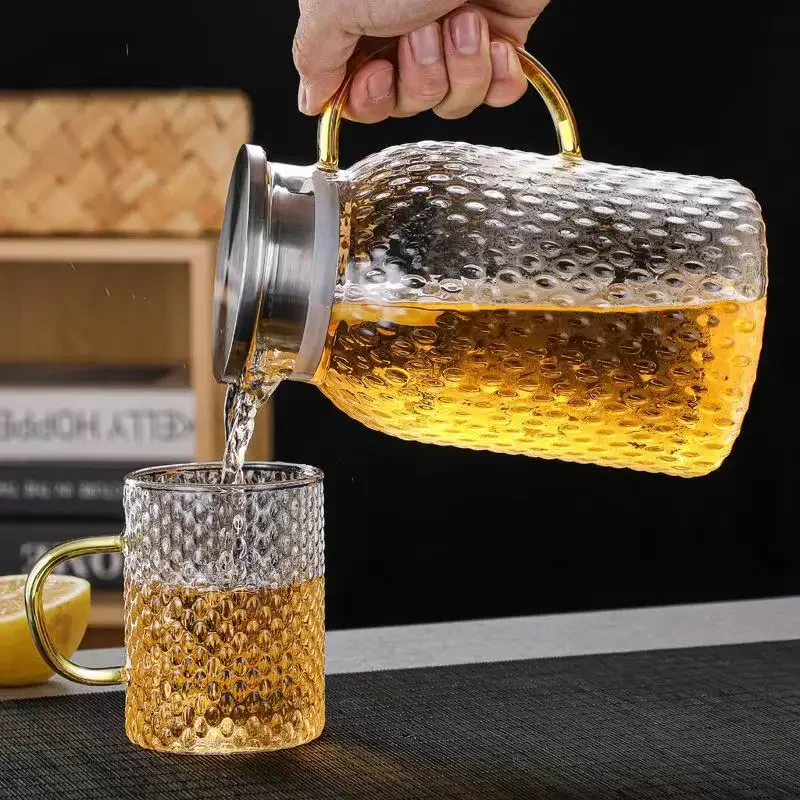 إبريق شاي زجاجي مقاوم للحرارة  - مراجعة Dispenser Coffee And Tea وسعره
