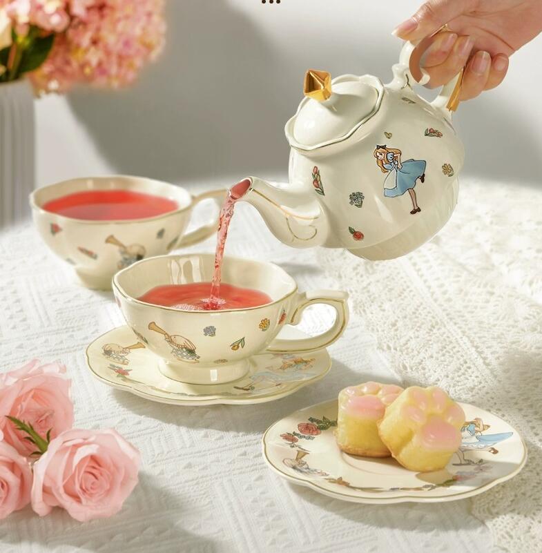 طقم شاي وقهوة سيراميك أليس بتص - مراجعة Coffee Tea Set وسعره