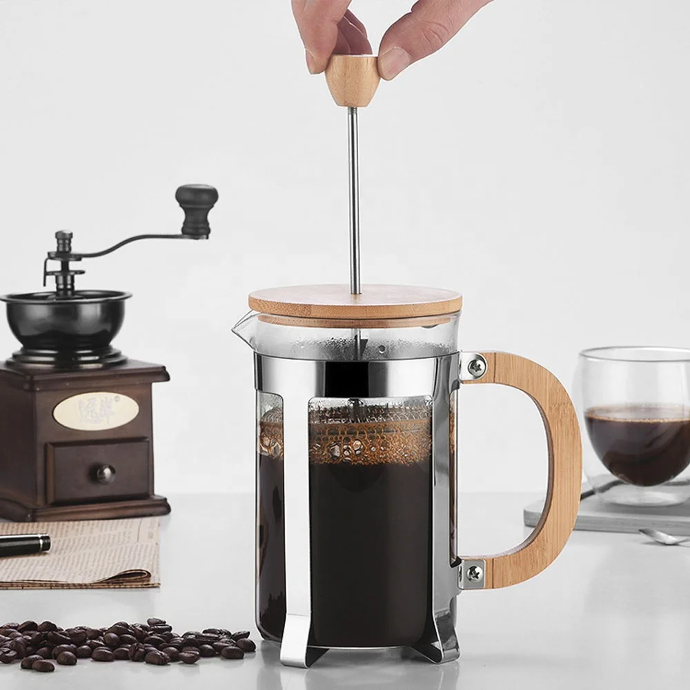 أباريق ضغط من الفولاذ المقاوم  - مراجعة French Press Coffee & Tea وسعره