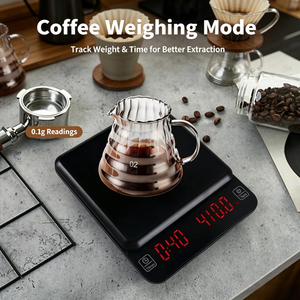 ميزان قهوة رقمي عالي الدقة 3 ك - مراجعة Coffee&Tea House Menu وسعره