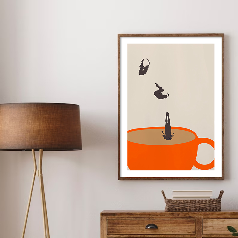 مضحك فتاة القهوة فنجان شاي الت - مراجعة Coffee Tea Picture وسعره