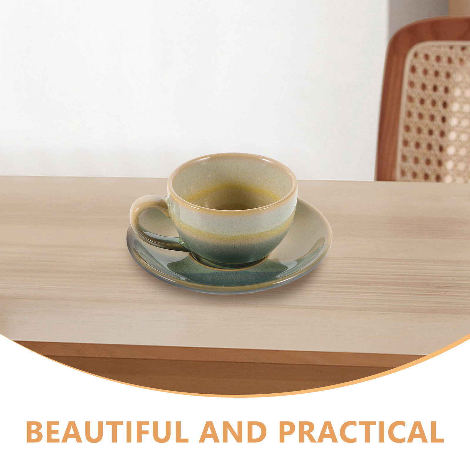 طقم فنجان قهوة وصحن شاي وحليب  - مراجعة Coffee Tea Set وسعره
