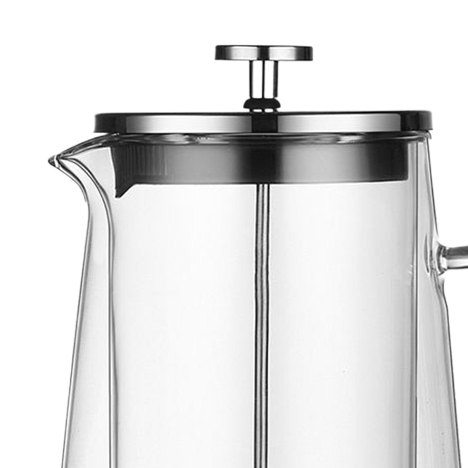 مكابس قهوة زجاجية من الفولاذ ا - مراجعة French Press Coffee & Tea وسعره