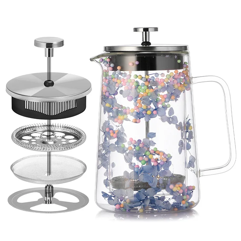 ماكينة تحضير القهوة الفرنسية ذ - مراجعة French Press Coffee & Tea وسعره