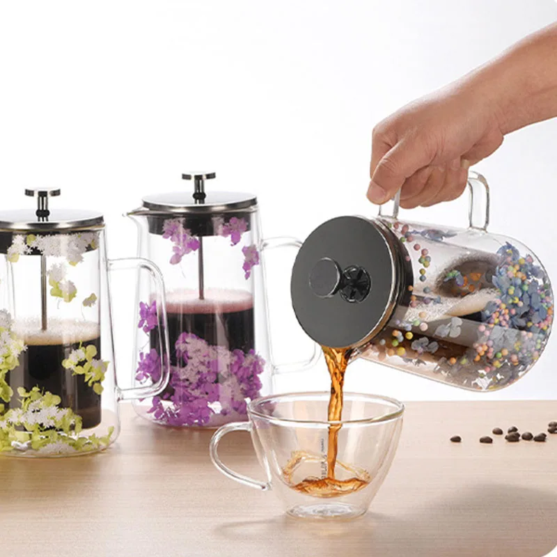 ماكينة تحضير القهوة الفرنسية ذ - مراجعة French Press Coffee & Tea وسعره