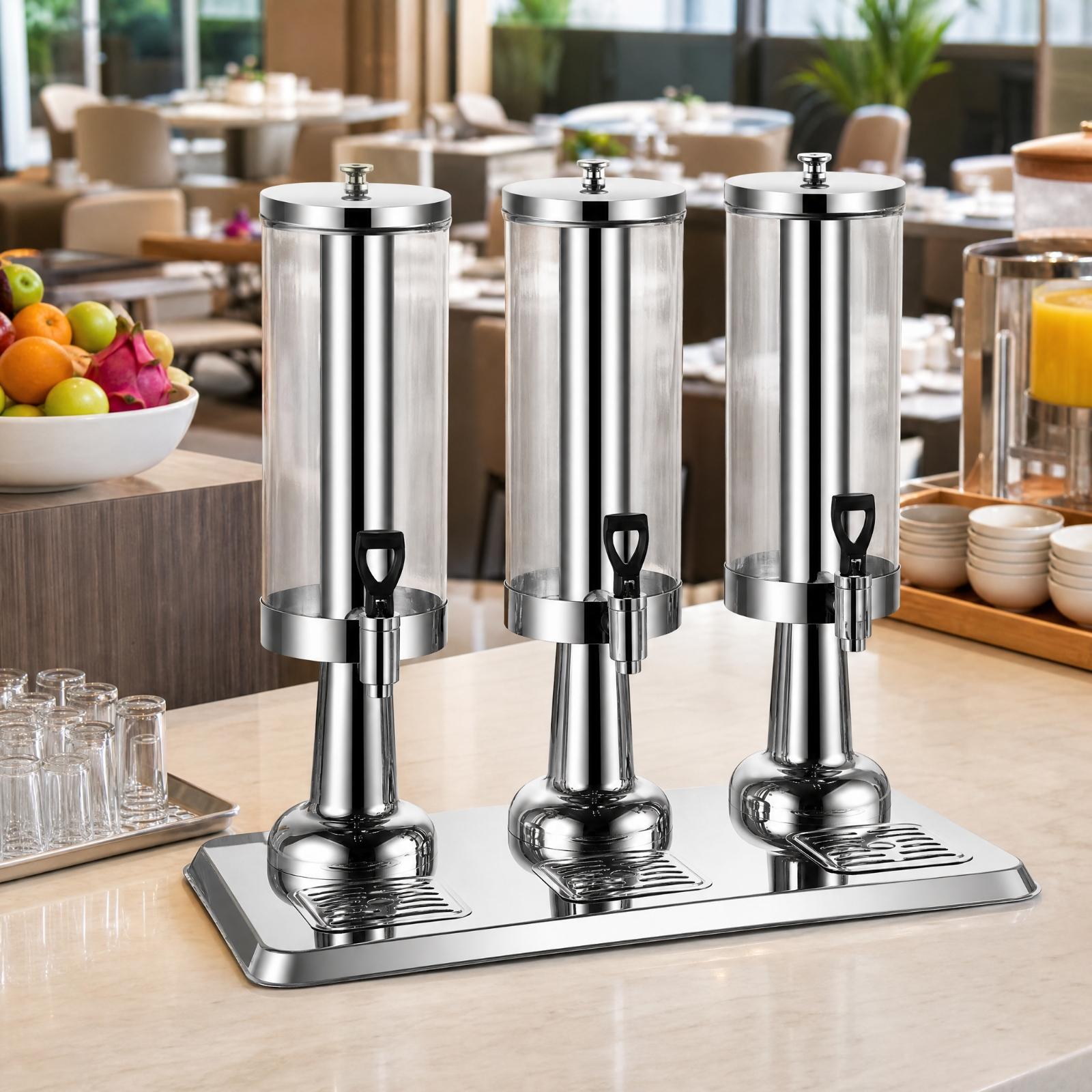 موزع مشروبات ثلاثي الصنبور سعة - مراجعة Dispenser Coffee And Tea وسعره