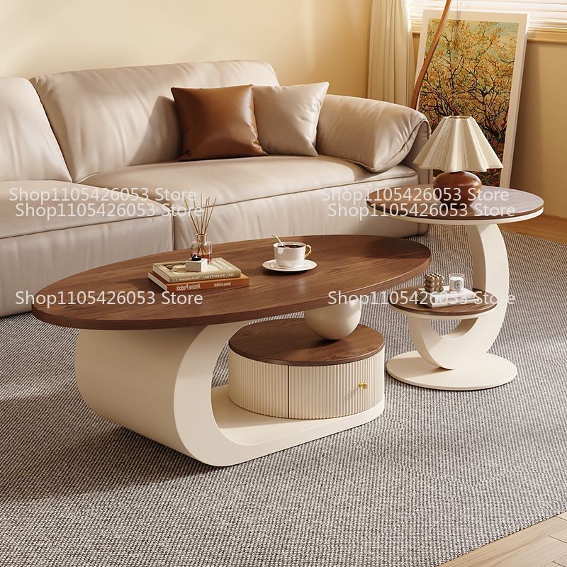 طاولة قهوة من خشب الجوز بتصميم - مراجعة Coffee Tea Station وسعره