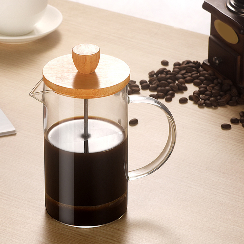 وعاء ضغط فلتر فرنسي منزلي متعد - مراجعة French Press Coffee & Tea وسعره