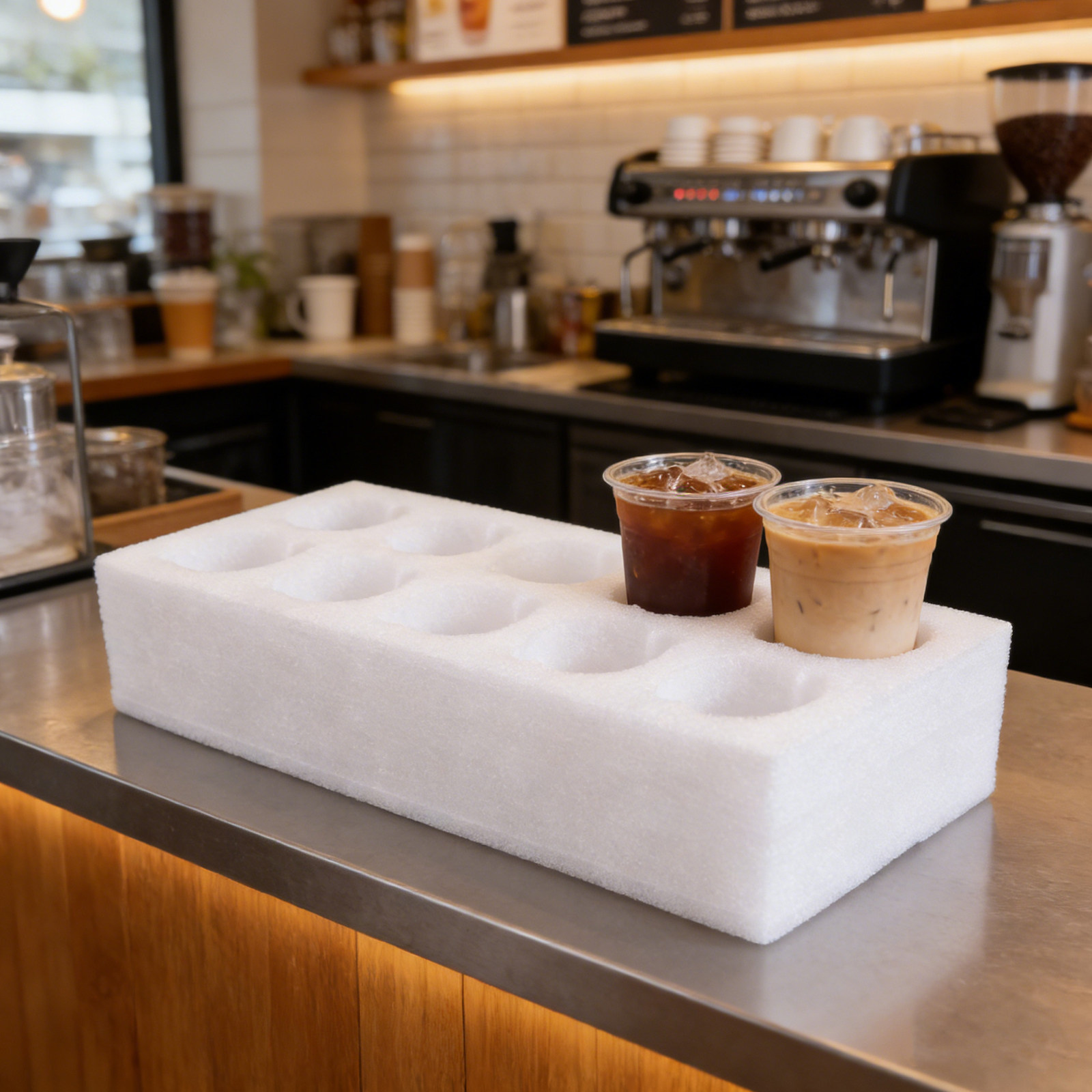 صينية حامل أكواب متعددة الفتحا - مراجعة Coffee Tea Holder وسعره
