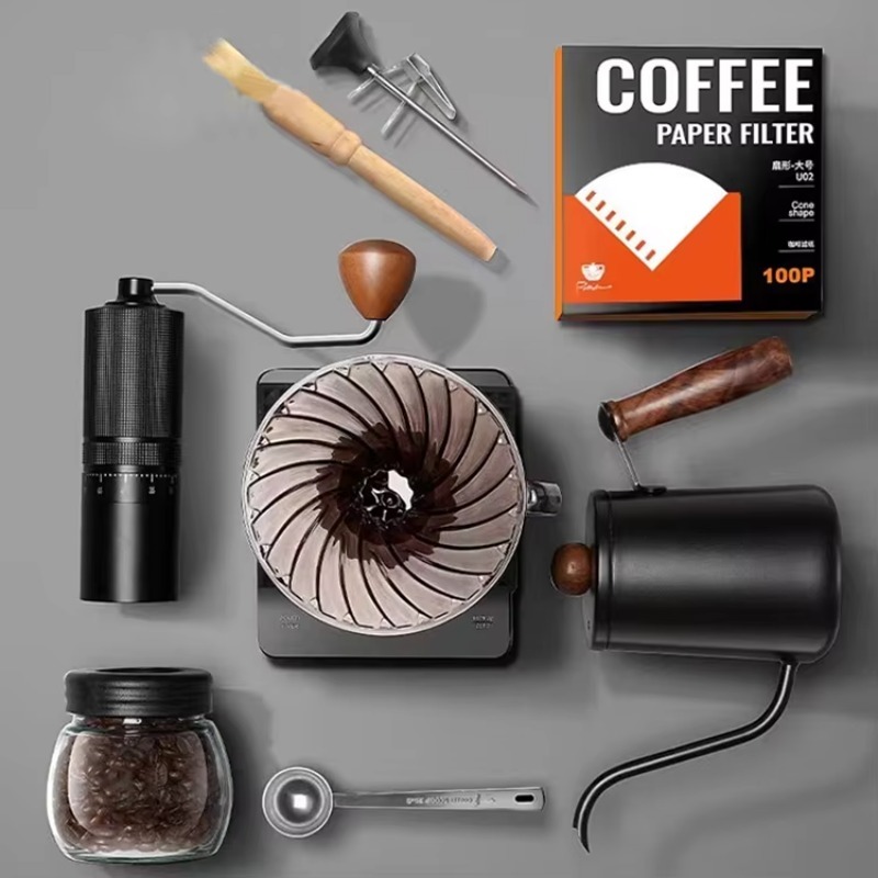 طقم قهوة للسفر مكون من 10 قطع  - مراجعة Pour Over Kettle وسعره