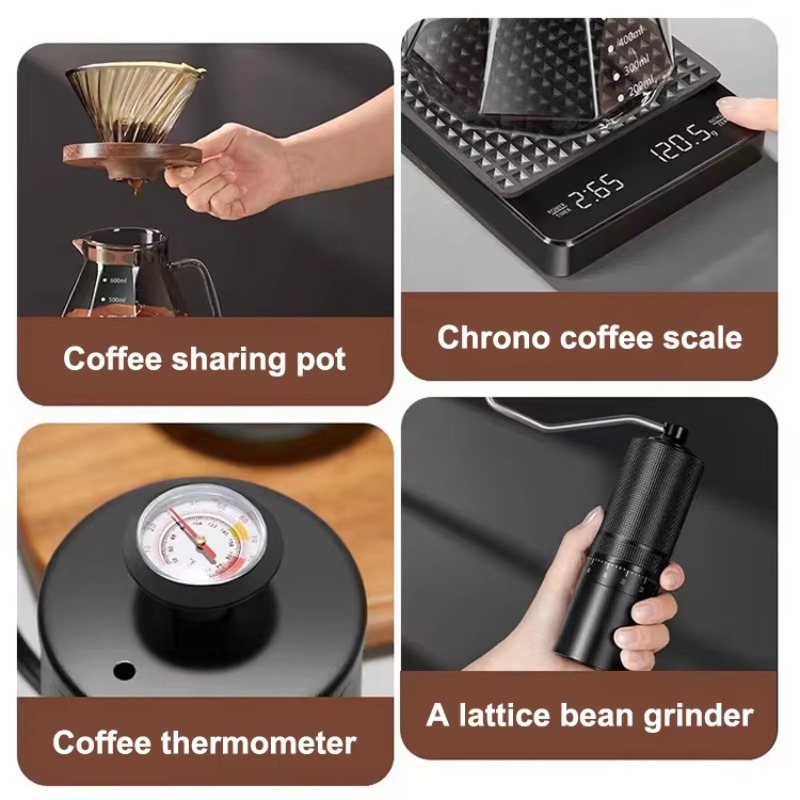 طقم قهوة للسفر مكون من 10 قطع  - مراجعة Pour Over Kettle وسعره